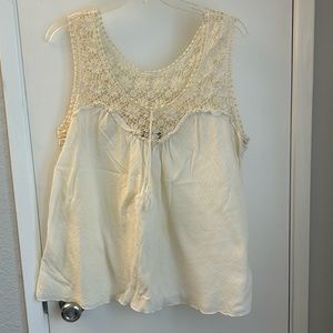 Lacy detail top from Anthropologie